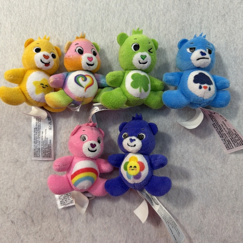 BUNDLE OF 6 Care‎ Bears 3" Cutetitos 2023